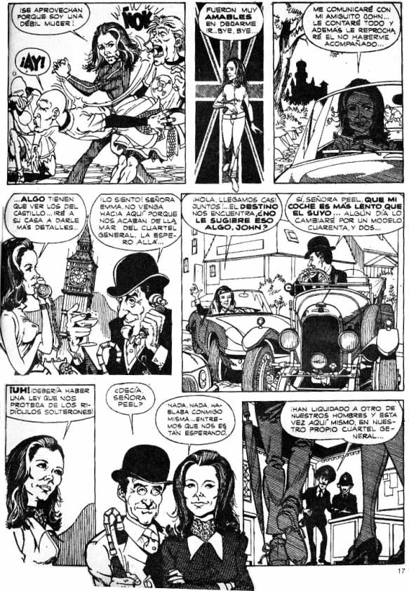 Los Vengadores. Hoy en: ¡Patadas Asesinas!  Rico Tipo Extra, diciembre de 1968