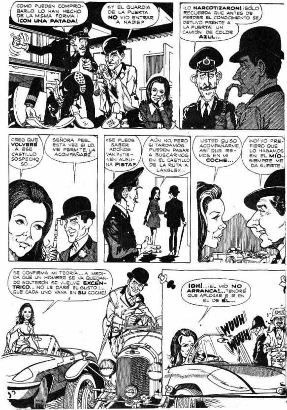 Los Vengadores. Hoy en: ¡Patadas Asesinas!  Rico Tipo Extra, diciembre de 1968