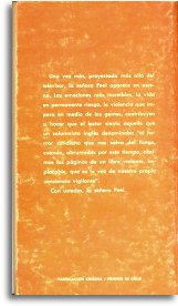 Contratapa original de Juegos Flotantes, de John Garforth