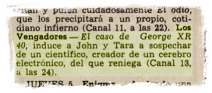 Whoever Shot Poor George Oblique Stroke XR40? / ¿Quién Le Disparó A XR40?