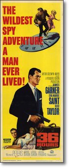 Afiche original de "36 Hours", de George Seaton