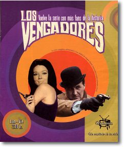 "The series with more followers in history is back!" Los Vengadores advertising in Rolling Stone magazine, January 2000