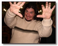 ¿Peter Ustinov? no, Fabián Volpe en plena erupción