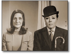 Two facts: a) Thank God Patrick Macnee was born male. b) Now we know where Michael Jackson's resemblance comes from...